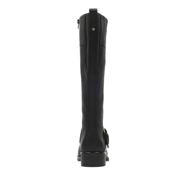 Clarks Womens Orinoco Jazz Knee High Boots Black | UK-8956147